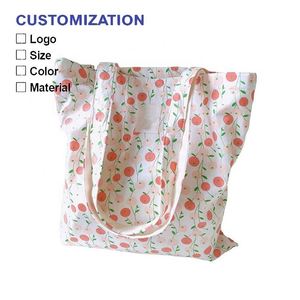 Sacs à bandoulière personnalisés imprimés, sacs fourre-tout floraux pour l'école, sacs fourre-tout de plage pour femmes, sacs à main pour adolescentes - Product Image 1