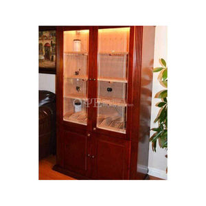 Sang trọng tùy chỉnh bằng gỗ cửa kính hiển thị lưu trữ Cigar Humidor tủ - Product Image 4