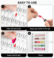 Carte d'affichage portable en acrylique à clipser pour vernis à ongles, 150 couleurs, livre d'affichage de vernis à ongles avec pointes, nuancier blanc pour ongles