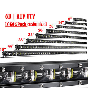 Дешевый супер тонкий 6D 8 14 20 22 "32" внедорожный автомобиль светодиодный бар, 38 "44" 50 "дюймов Однорядный внедорожный светодиодный фонарь для 4x4 ATV - Product Image 1