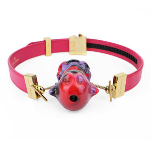 Лидер продаж, Новое поступление, мягкий силиконовый материал, бандаж в форме кляпа, три цвета на выбор, подходит для игр БДСМ, рабский кляп - Product Image 3