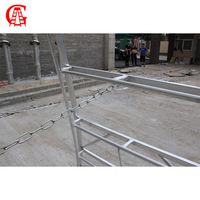 Escalera de Aluminio de 1.5 mm de Grosor para Frutas, Soporte para Árboles de Granja, Escalera Antideslizante con Marco en A de 6 y 8 Peldaños