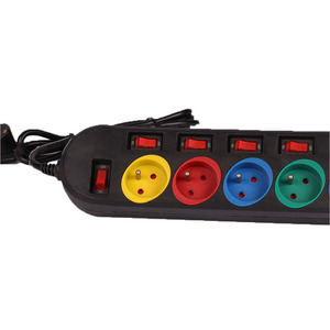 Chuyển đổi riêng biệt Master Slave kiểm soát Châu Âu loại 5 cách mở rộng Ổ cắm điện dải - Product Image 6