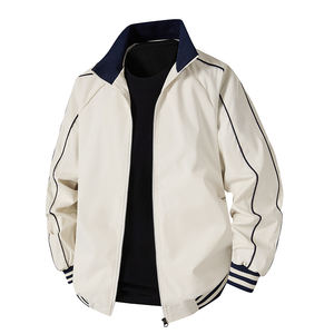 เสื้อแจ็คเก็ตขนแกะมีฮู้ดลายทางสไตล์อเมริกันเรโทรแบบกำหนดโลโก้ได้ สำหรับฤดูหนาว เหมาะกับการทำงาน แบรนด์เท่ห์ ดีไซน์ล้ำสมัย สปอร์ต - Product Image 2