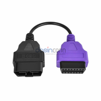 Juego de 6 Conectores de Cable Adaptador OBDII para Escaneo de ECU, Compatible con Fiat Multi EcuScan
