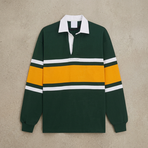เสื้อเชิ้ตแขนยาวผู้ชาย ผ้าถักลำลอง สีพื้น 100% ผ้าฝ้าย ระบายอากาศได้ดี ย้อมเส้นด้าย สีเขียว เหลือง ขาว คอปก ติดกระดุมด้านหน้า - Product Image 3