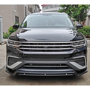 4 piezas de alerón difusor delantero para parachoques de coche, pieza de modificación para VW Tiguan 2022-2024, versión normal, protector de parachoques - Product Image 3