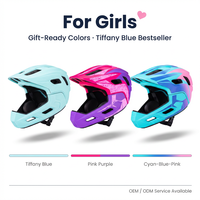 Casque VTT intégral pour enfants avec mentonnière amovible, certifié CPSC CE, casque de vélo de montagne pour jeunes, usine OEM ODM