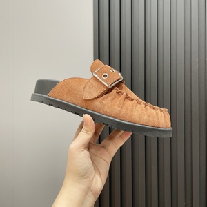 Mocasines de Cuero Genuino de Alta Gama al por Mayor de Fábrica con Puntera Cubierta y Suela Gruesa, Calzado Versátil Mueller - Product Image 2