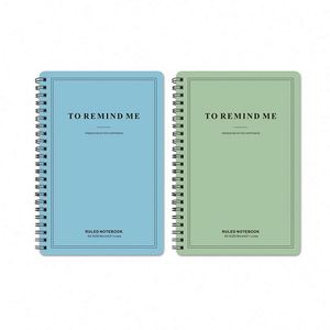 Manufacturers Custom Size Printing Paper Cover Spiral Notebook - Product Image 1