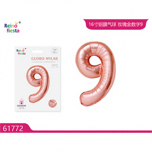ลูกโป่งตกแต่งงานปาร์ตี้ขนาด16นิ้วลูกโป่งสีโรสโกลด์ - Product Image 1