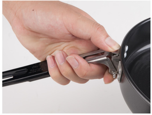 Sartén Portátil para Acampar, Viajar y Cazar, Almacenamiento Conveniente de Utensilios para Freír, Revestimiento Antiadherente, Sartén Plegable - Product Image 4