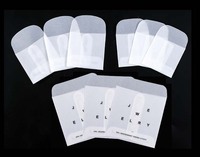 Petit emballage transparent écologique personnalisé étiquette bague bijoux Photo sac à beurre mini carte enveloppes en papier vélin translucide
