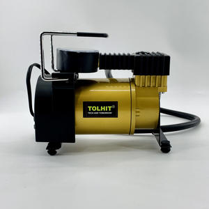 Tolhit เครื่องมือซ่อม<span class=keywords><strong>ยาง</strong></span>รถฉุกเฉินปั๊มอัดอากาศแบบพกพาปั๊มเติมลม<span class=keywords><strong>ยาง</strong></span>สำหรับรถยนต์มอเตอร์ทองแดง DC 12V ขนาดเล็ก - Product Image 2