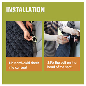 Housse de siège avant rembourrée anti-rayures pour animaux de compagnie 2026 avec fixation pour voitures, camions, VUS, résistante à l'eau, Housse de siège auto pour chien - Product Image 6