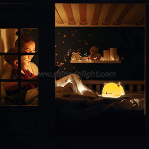 ไฟกลางคืนเล็กๆเรืองแสงหัวเตียงเด็กผู้หญิงสำหรับห้องนอนหัวใจโคมไฟซิลิโคนรูปแมวโคมไฟข้างเตียงอยู่ข้างเตียง - Product Image 4