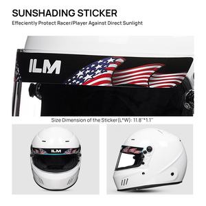 หมวกกันน็อคแบบเต็มหน้าสำหรับแข่งรถรุ่น ILM 760หมวกกันน็อคแบบ SA2020สำหรับผู้ชายและผู้หญิง - Product Image 5