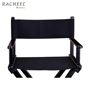 OEM hizmeti kabul taşınabilir özel alüminyum alaşımlı malzeme katlanır sandalye makyaj sandalye uzun boylu yönetmen koltuğu