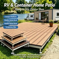 Plancher en WPC réglable en hauteur, directement de l'usine |   Pour les jardins, les patios, les salles de sport, les abris de piscine et les scènes de mariage