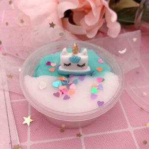 Kit de Slime de Plastilina Perfumada con Diseño de Nube de Unicornio, Juguete Suave Educativo para Aliviar el Estrés, Arcilla para Fiestas, Puré - Product Image 4