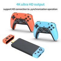 Consola de Videojuegos Retro M68 4K, Control Inalámbrico, 64GB de Almacenamiento, Multijugador, 2.4GHz, 20000-30000 Juegos Integrados, Superventas