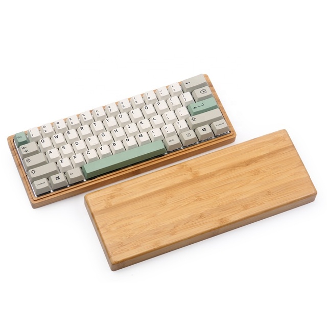 High Quality Mechanical Wooden Keyboard Case Shell Keycap Custom Wood Keyboard Keycap Case Machining Custom Design Service