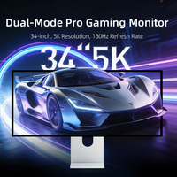 KUYCON W34KB 5K 34" 5120*2160 360hz Computer Hardware Software Monitor with Aluminum Vertical Screen Monitor Without Bracket