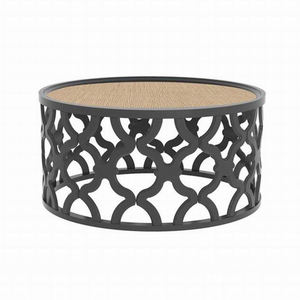 Muebles pequeños modernos de mediados de siglo, mesa de centro de madera redonda de alta calidad - Product Image 3