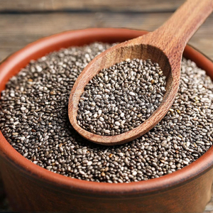 Semillas de Chía Naturales Premium, Ricas en Nutrientes, Veganas, Sin Gluten, Superalimento, Altas en Fibra, Ricas en Omega, Saludables, Pequeñas, Ovaladas, Suministro a Granel - Product Image 1
