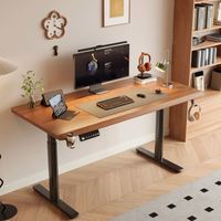 Bureau Moderne Électrique Personnalisable en Acier Inoxydable, Réglable en Hauteur, Pivotant et Extensible, avec Commande Assis-Debout, Garantie 3 Ans