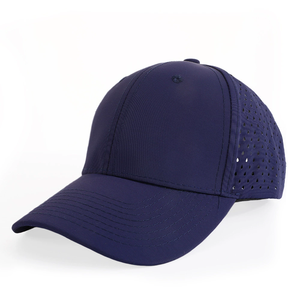 Gorras de Béisbol Personalizadas con Parche de Goma PVC, Impermeables, con Orificios Cortados con Láser, Perforadas, para Deportes, Golf, con Cuerda, Estilo Deportivo - Product Image 1