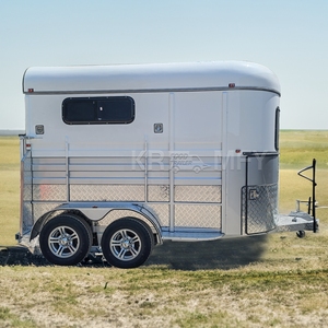 2 Remorques de cuisine mobiles à chargement direct, avec cadre en aluminium, fenêtres et portes de remplacement, pour remorque à chevaux - Product Image 6