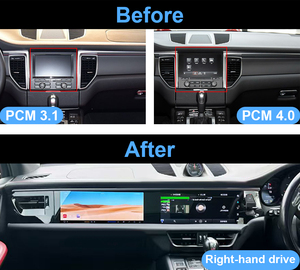 Système de navigation radio Android Krando 24,6 pouces pour <span class=keywords><strong>Porsche</strong></span> <span class=keywords><strong>Macan</strong></span> 2012-2016, unité principale de rétrofit, CarPlay sans fil, PCM3.1 4.0, conduite à droite - Product Image 6