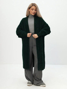 Cappotto maglione a maniche lunghe <span class=keywords><strong>bianco</strong></span> soffice stile clotcoreano caldo <span class=keywords><strong>Cardigan</strong></span> <span class=keywords><strong>lungo</strong></span> lavorato a maglia Vintage per donna 2025 vestiti invernali - Product Image 3