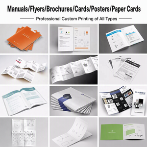 <span class=keywords><strong>Folleto</strong></span> de Papel de Arte Plegable a Todo Color Personalizado al por Mayor para la Promoción de Pequeñas Empresas - Product Image 5