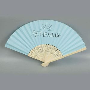 Éventails personnalisés anciens avec logo peint, idéaux pour la décoration intérieure, style amour et peinture. - Product Image 5
