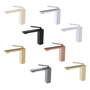 Basin Faucet Single Handle Brass Ceramic Valve Core Deck Mounted For Washbasin Bathroom Sink - Product Image 4