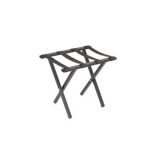 MILENYUM Modern Heavy-Duty Steel Luggage Rack Foldable Metal <b>Suitcase</b> Stand for Hotel Guest Rooms Premium Quality Overnight Stay - Product Image 1