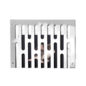 Grille de drainage de balcon de toit, écran de drainage d'eau, grille de blocage d'eau avec ouverture de drainage latérale pour l'installation murale d'angle - Product Image 6