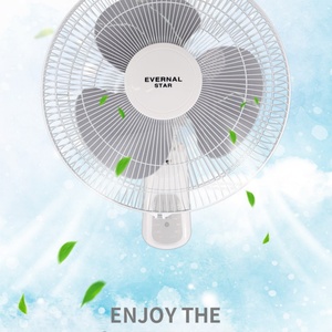 Ventilateur mural électrique de refroidissement d'air de 16 pouces, oscillant, télécommande, rotation à 180 degrés, ventilateur mural pour la maison - Product Image 6