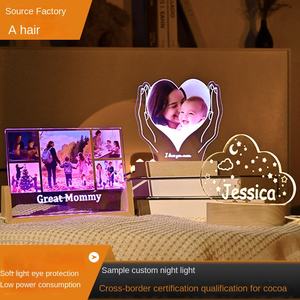 3D ночник креативный фото песня акриловый музыкальный свет для дня рождения акриловая атмосфера световая витрина - Product Image 5