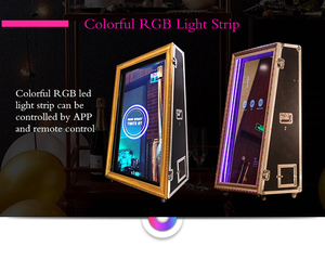 Cabine de photo interactive numérique à écran tactile de 55 à 65 pouces avec miroir Magic Selfie avec <span class=keywords><strong>appareil</strong></span> photo et imprimante compatible avec les appareils SLR - Product Image 3