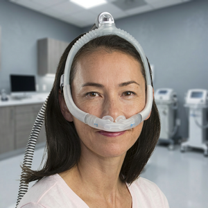 Medikonnect P30i Nasal Pillow CPAP <b>Mask</b> with Top-of-Head Tube Design Disposable & Reusable for Freedom of Movement During <b>Sleep</b> - Product Image 3
