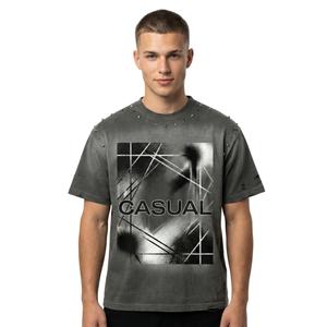 เสื้อยืดแขนยาวคอตตอนหนานุ่มพิเศษ รุ่น TKAN906D คุณภาพสูง เหมาะสำหรับกิจกรรมกลางแจ้ง ทรงหลวม สไตล์วินเทจ ราคาประหยัด สำหรับผู้ชาย - Product Image 1