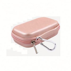 Hard <b>Shell</b> for Pink MP3 MP4 Holder Case Waterproof PU Cover Zipper Closure Music Player Bag Portable Mini Speaker Pouch Smell Pr - Product Image 3