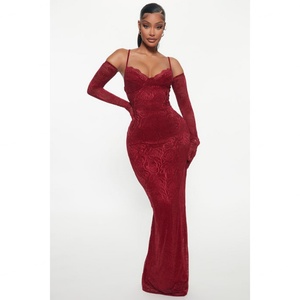 OEM Factory Manufacturer Customized Strapless Detached Sleeveless Natural Waist Mini Women Sexy Elegant Dress - Product Image 1