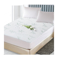Offre spéciale Couvre-matelas en mousse à mémoire de forme en bambou Protège-matelas Drap de lit imperméable Couvre-matelas
