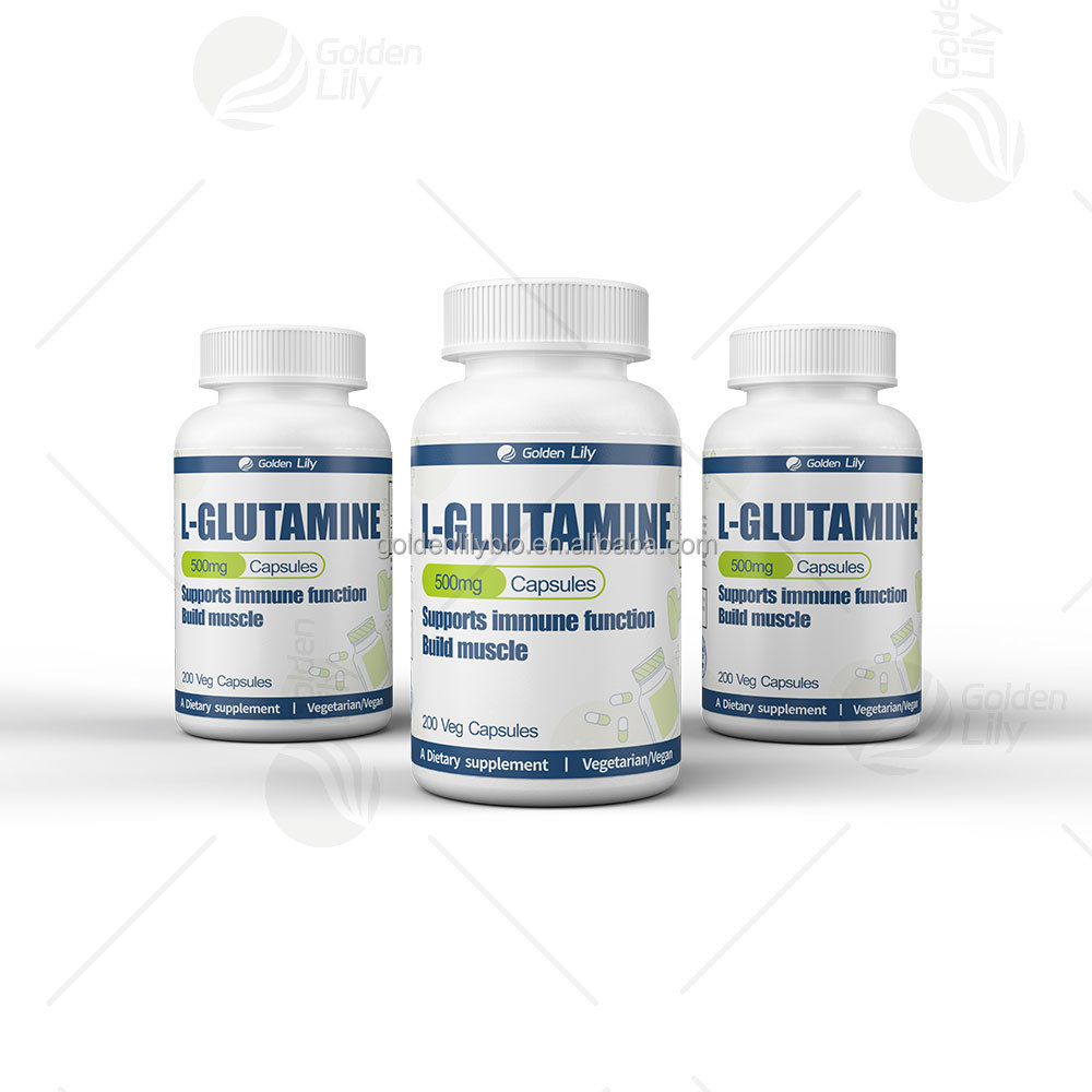 L-GLUTAMINE капсулы 100% чистой L-GLUTAMINE, пищевая добавка для спорта