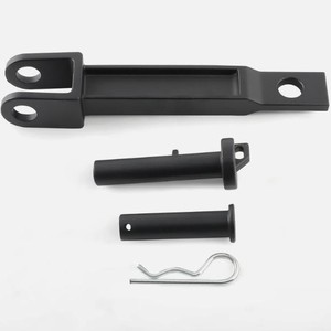 ตะขอลากรถ A20-6014 สำหรับ Peterbilt Kenworth พร้อมโซ่แบบ Pull Pin 2 รูยึด วัสดุเหล็ก - Product Image 3