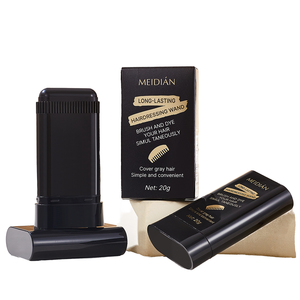 Barra de Color de Cabello Instantánea Vegana Negra, Crema de Grado Cosmético de Larga Duración, Sin Grasa, Cubre Cabello Blanco Rápidamente, Resistente al Agua, Nutritiva - Product Image 1